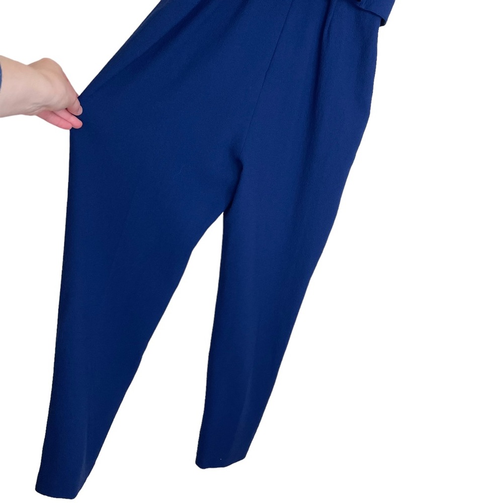 Emilia Wickstead Navy Halter Neck Jumpsuit - Picture 8 of 15